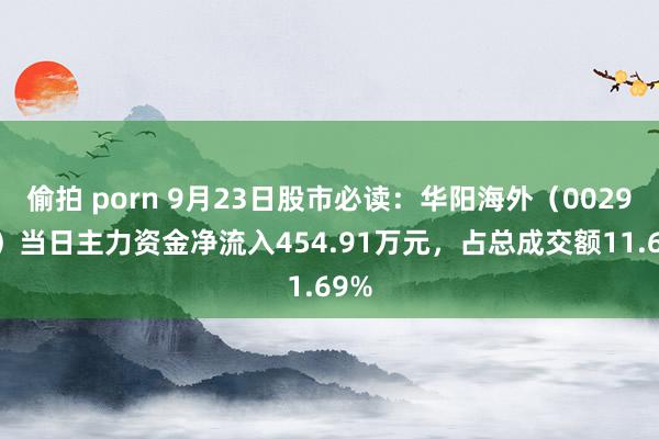 偷拍 porn 9月23日股市必读：华阳海外（002949）当日主力资金净流入454.91万元，占总成交额11.69%