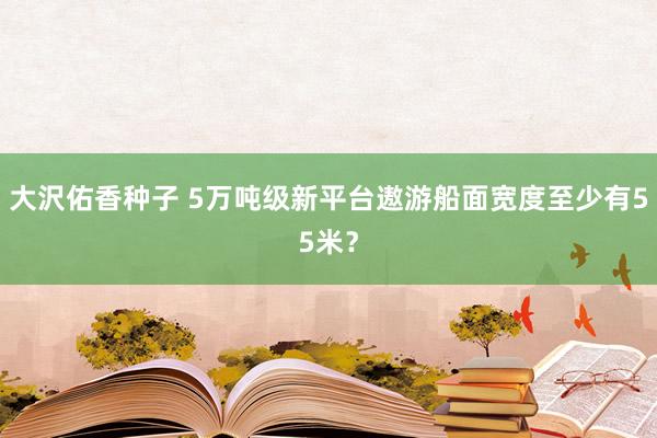 大沢佑香种子 5万吨级新平台遨游船面宽度至少有55米？