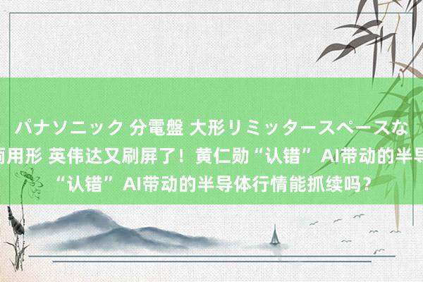 パナソニック 分電盤 大形リミッタースペースなし 露出・半埋込両用形 英伟达又刷屏了！黄仁勋“认错” AI带动的半导体行情能抓续吗？