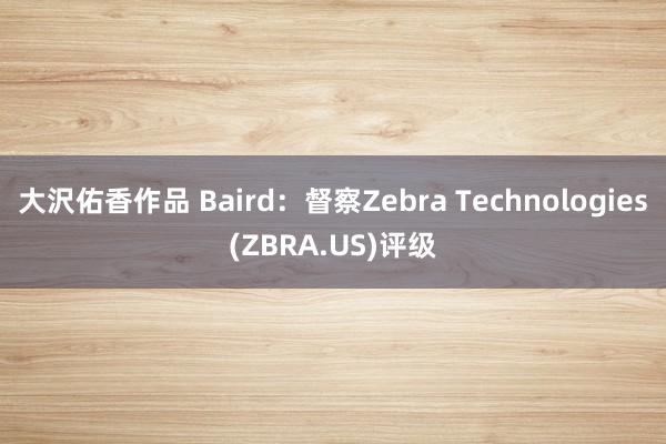 大沢佑香作品 Baird：督察Zebra Technologies(ZBRA.US)评级