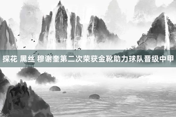 探花 黑丝 穆谢奎第二次荣获金靴助力球队晋级中甲