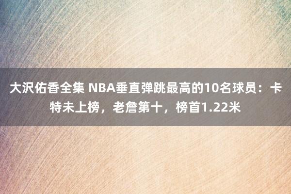 大沢佑香全集 NBA垂直弹跳最高的10名球员：卡特未上榜，老詹第十，榜首1.22米